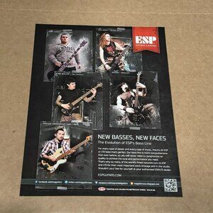 Behemoth / Suicide Silence / The Faceless - ESP Guitars - 2011 Print Ad